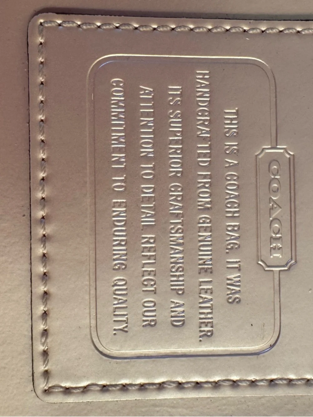 Coach Storybook Leather Wristlet